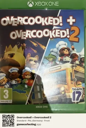 Overcooked! + Overcooked! 2 Xbox One, Germany box front
