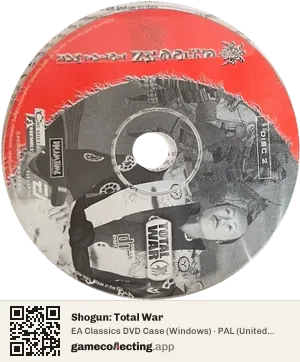 Shogun: Total War Computer, PAL disc