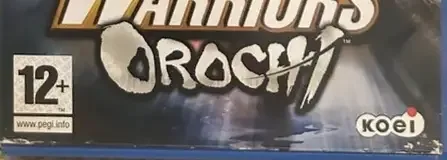 Warriors Orochi, the PEGI square on its front