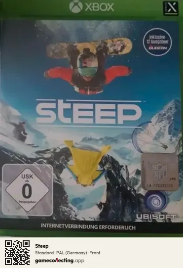 Steep Xbox One, Germany box front