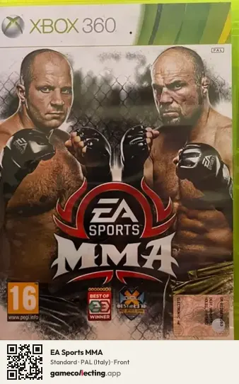 EA Sports MMA Xbox 360, Italy box front