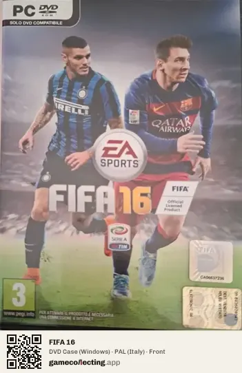 FIFA 16 Computer, Italy box front