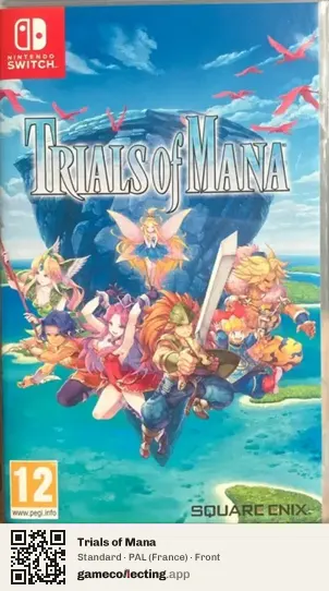Trials of Mana Nintendo Switch, France box front