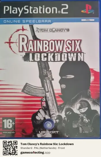 Tom Clancy's Rainbow Six: Lockdown PlayStation 2, Netherlands box front