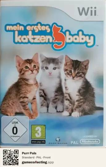 Purr Pals Nintendo Wii, PAL box front