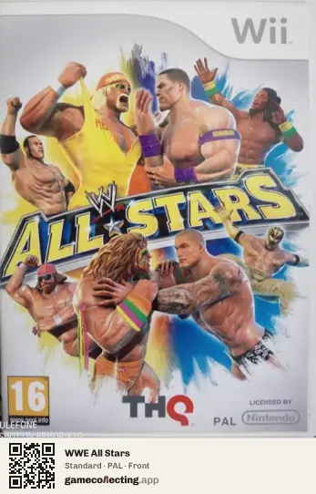 WWE All Stars Nintendo Wii, PAL box front