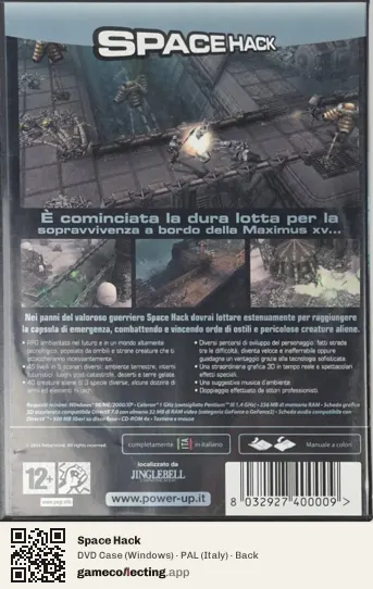 Space Hack Computer, Italy box back