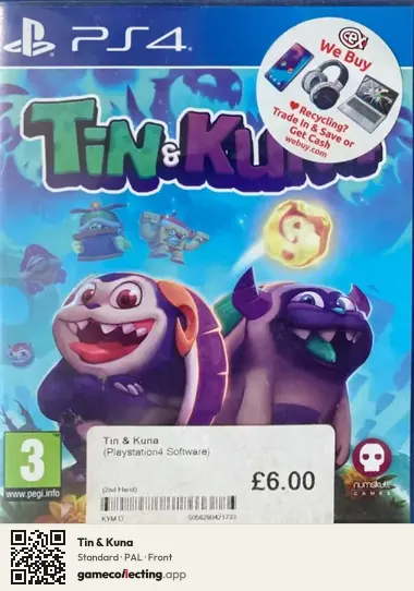 Tin & Kuna PlayStation 4, PAL box front