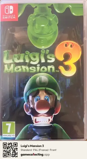 Luigi's Mansion 3 Nintendo Switch, France box front