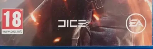 Battlefield 1: Revolution, the PEGI square on its front