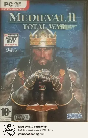 Medieval II: Total War Computer, PAL box front