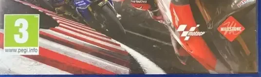 MotoGP 14, the USK square on its front