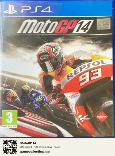 MotoGP 14 PlayStation 4, Germany box front