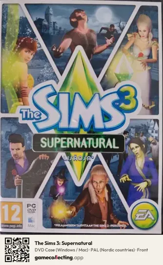 The Sims 3: Supernatural Computer, Nordic countries box front
