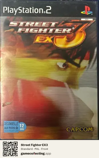 Street Fighter EX3 PlayStation 2, PAL box front