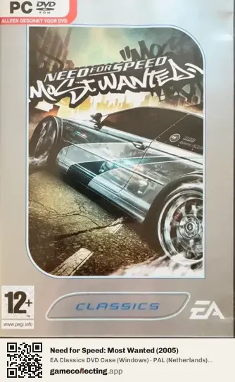 Need for Speed: Most Wanted (2005) Computer, Netherlands box front