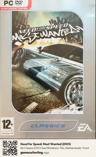 Need for Speed: Most Wanted (2005) Computer, Netherlands box front