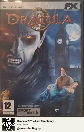 Dracula 2: The Last Sanctuary Computer, PAL box front