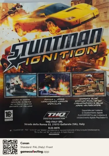 Conan PlayStation 3, Italy box front