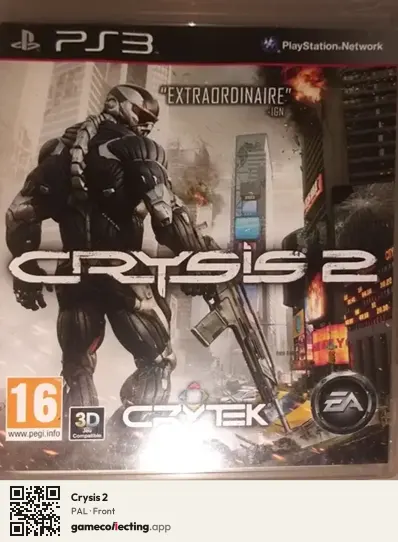 Crysis 2 PlayStation 3, PAL box front