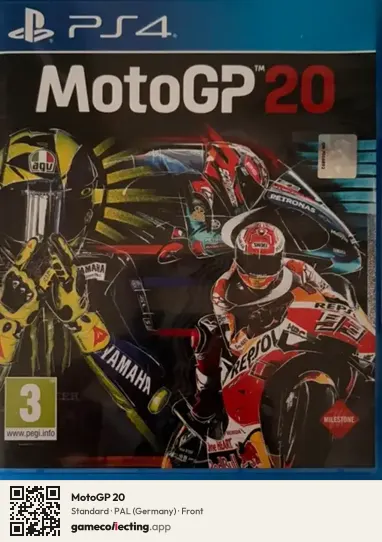 MotoGP 20 PlayStation 4, Germany box front