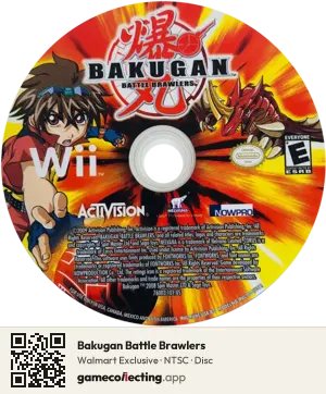 Bakugan Battle Brawlers Nintendo Wii, NTSC disc