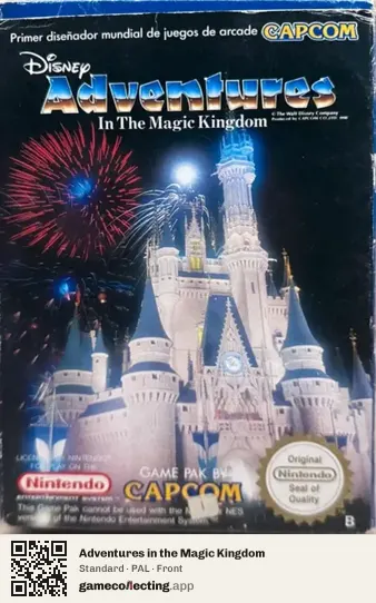 Adventures in the Magic Kingdom Nintendo Entertainment System, PAL box front