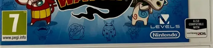 Yo-kai Watch, the PEGI square on its front