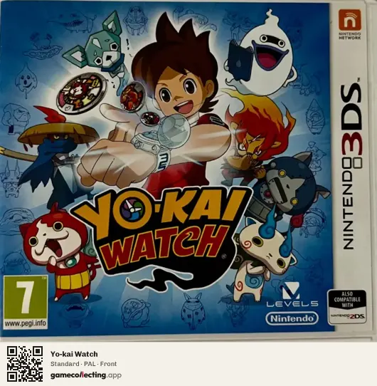 Yo-kai Watch Nintendo 3DS, PAL box front