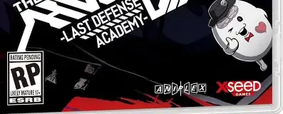 The Hundred Line: Last Defense Academy, the ESRB box on its front