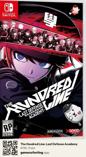 The Hundred Line: Last Defense Academy Nintendo Switch, NTSC box front