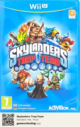 Skylanders: Trap Team Nintendo Wii U, PAL box front
