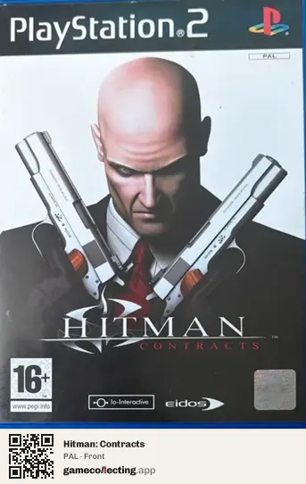 Hitman: Contracts PlayStation 2, PAL box front