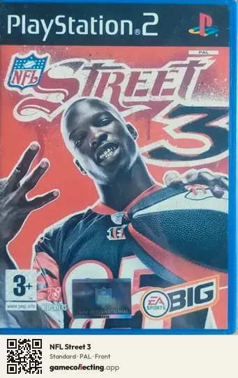 NFL Street 3 PlayStation 2, PAL box front