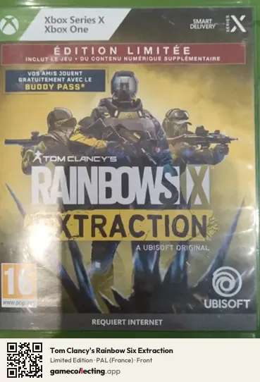 Tom Clancy's Rainbow Six Extraction Xbox Series X, France box front