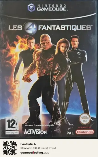Fantastic 4 Nintendo GameCube, France box front