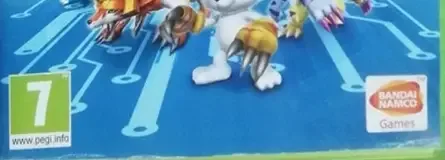 Digimon All-Star Rumble, the PEGI square on its front