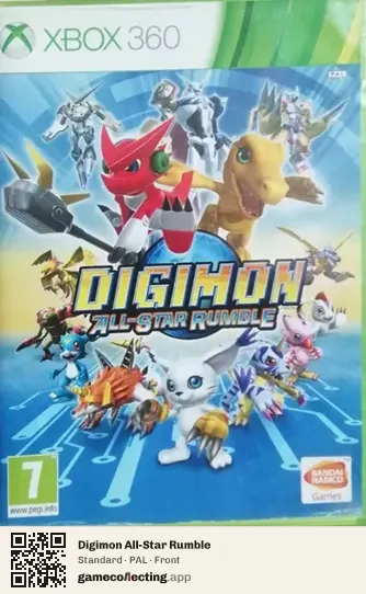 Digimon All-Star Rumble Xbox 360, PAL box front