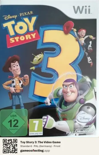 Toy Story 3: The Video Game Nintendo Wii, Germany box front