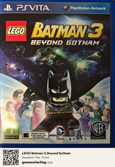 LEGO Batman 3: Beyond Gotham PlayStation Vita, PAL box front