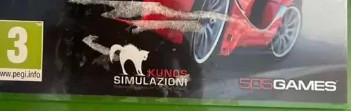 Assetto Corsa, the USK square on its front