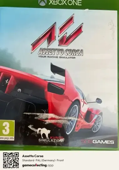 Assetto Corsa Xbox One, Germany box front
