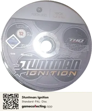 Stuntman: Ignition Xbox 360, PAL disc