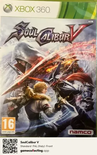 SoulCalibur V Xbox 360, Italy box front