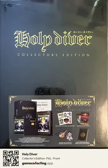 Holy Diver Nintendo Entertainment System, PAL box front