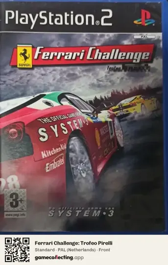 Ferrari Challenge: Trofeo Pirelli PlayStation 2, Netherlands box front
