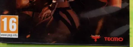 Dead or Alive 5, the PEGI square on its front