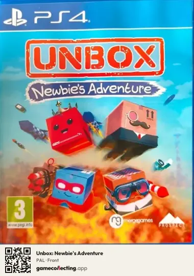 Unbox: Newbie's Adventure PlayStation 4, PAL box front