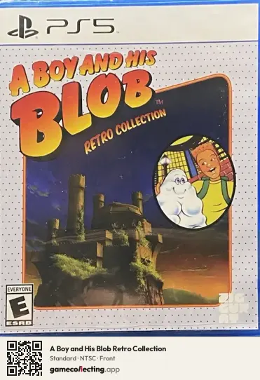 A Boy and His Blob Retro Collection PlayStation 5, NTSC box front