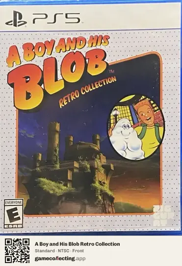 A Boy and His Blob Retro Collection PlayStation 5, NTSC box front